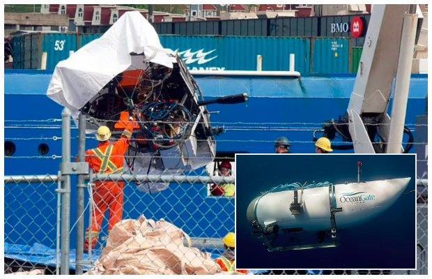 Titan sub's debris brought ashore in Canada