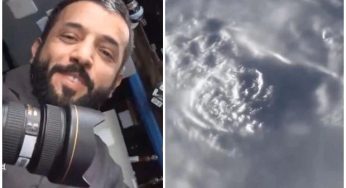 UAE astronaut captures Cyclone Biparjoy from space