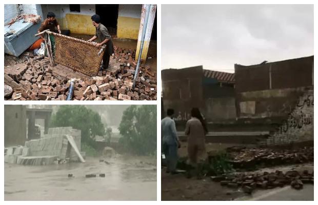 At least 19 people killed as heavy rains lash parts of KP and Punjab