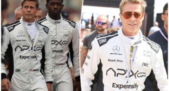 Brad Pitt dishes out plot details of the Formula One Movie