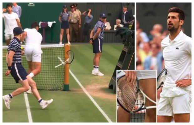 Djokovic slapped with a $8,000 fine for smashing racket in Wimbledon final