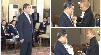 President Alvi confers Hilal-i-Pakistan on Chinese Vice Premier He Lifeng