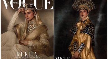 Rekha still killing it for the cover of Vogue Arabia