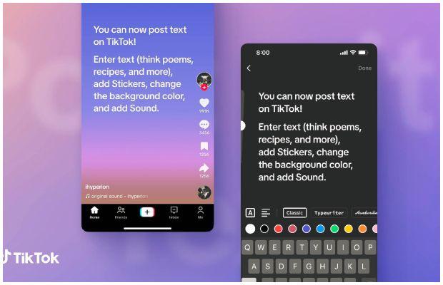 TikTok introduces text posts; an exciting new way for users to express themselves