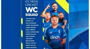 England names final 15-member squad for ICC Men’s World Cup 2023