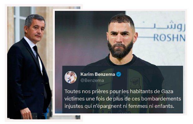 Karim Benzema on target of French Interior Minister for supporting Palestine