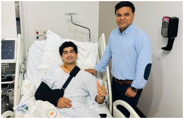 Naseem Shah recovering after ‘successful’ shoulder surgery in London