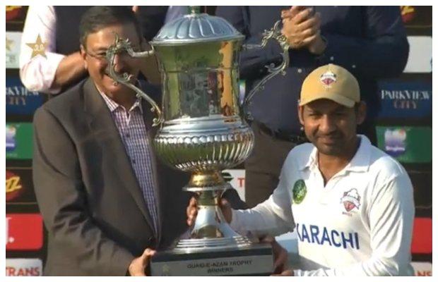 Sarfaraz leads Karachi Whites to lift Quaid-e-Azam Trophy title for the fifth time