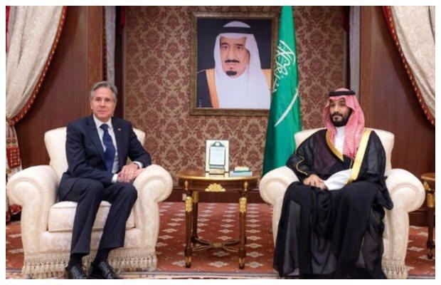 US Secretary of State Blinken meets Saudi Crown Prince MBS in Riyadh