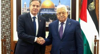 Blinken meets Mahmoud Abbas in surprise visit to West Bank