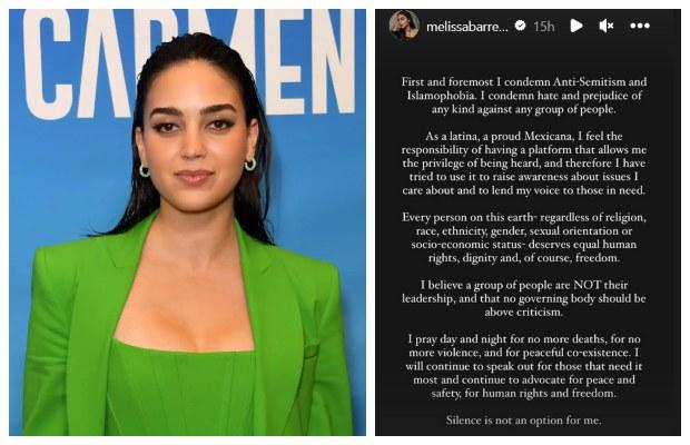 Melissa Barrera responds to being fired from Scream 7 over Israel-Hamas posts