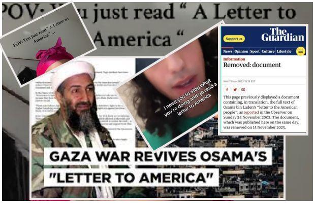 Here is how Osama bin Laden’s 2002 ‘Letter to America’ went viral on social media