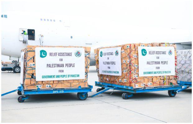 Pakistan dispatches the 2nd consignment of relief goods for under siege Palestinians