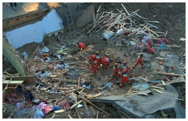 A 6.2-magnitude earthquake in China’s Gansu Province leaves at least 127 dead