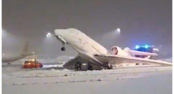 Munich Airport comes to standstill amid snowstorm