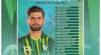 Pakistan names 17-member T20 squad for series against New Zealand