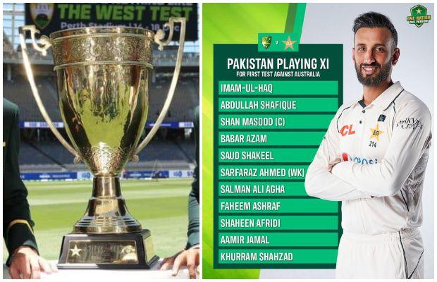 Pakistan names playing XI for first test against Australia