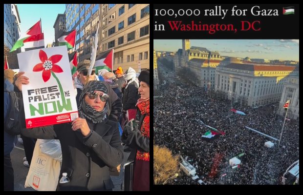Reema joins the Pro-Palestine rally in Washington DC