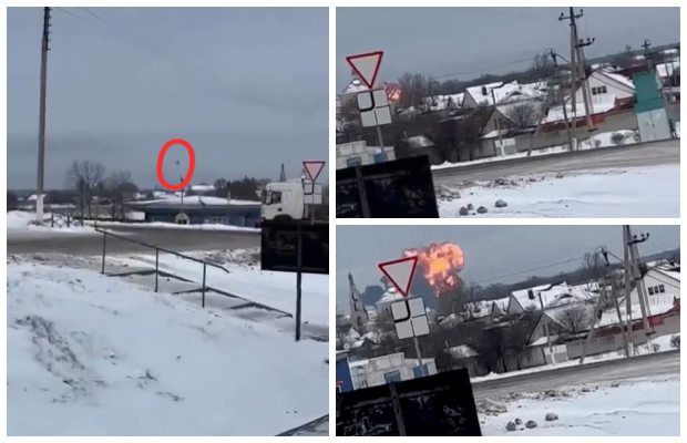 Russian military plane carrying 65 Ukrainian POWs crashes in Belgorod