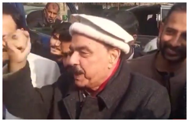 Sheikh Rashid rearrested after Pindi ATC rejects bail in a case pertaining to May 9 violence