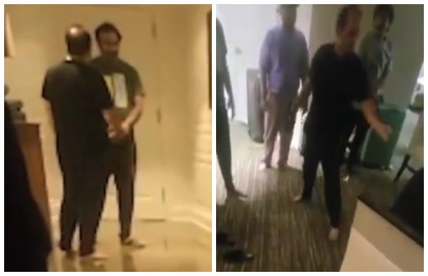Rahat Fateh Ali Khan beating a person for a bottle of alcohol goes viral