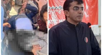 NDM chief Mohsin Dawar injured in a firing incident during protest in North Waziristan