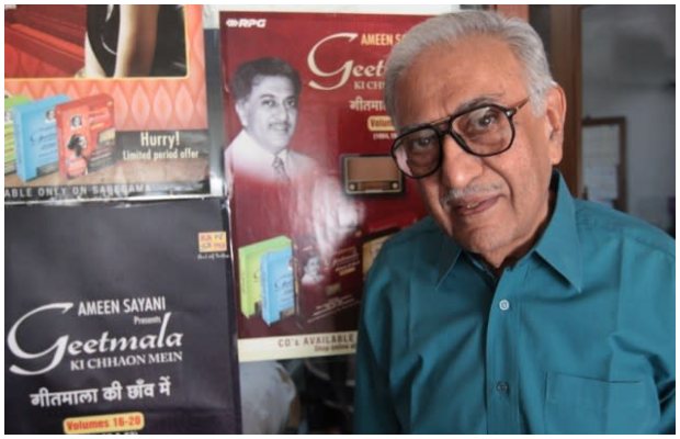Tributes pour in for the iconic voice of ‘Binaca Geetmala’ Ameen Sayani