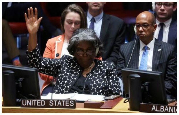 US yet again casts veto of UNSC resolution on the Israel-Hamas war ceasefire