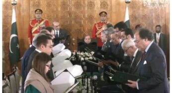 19-member federal cabinet sworn in at the President House