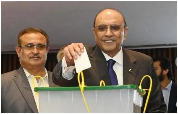 Asif Ali Zardari elected as the 14th President of Pakistan with overwhelming majority