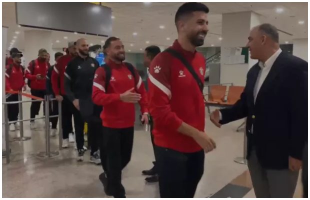 FIFA World Cup Qualifiers Round 2: Jordanian football team arrives in Islamabad