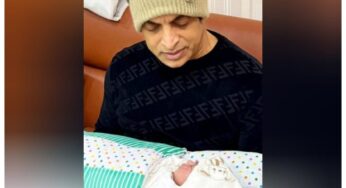 Shoaib Akhtar announces the birth of his third child a baby girl