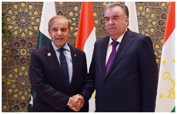Tajik president Emomali Rahmon congratulates PM Shehbaz Sharif