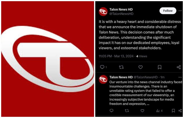 Talon News HD shuts down, laying off all employees citing industry challenges