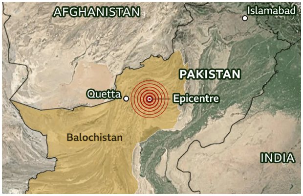 Minor earthquakes hit different areas of Balochistan for the second day in a row