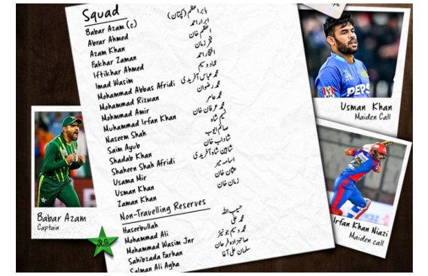 PCB announces 17-member squad for T20 series against New Zealand