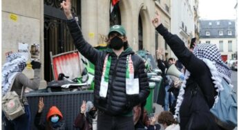 Students in Paris join pro-Palestinian protest movement