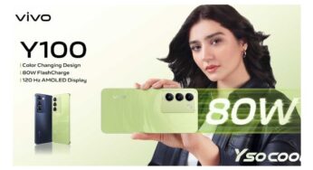 vivo Launches Y100 Smartphone in Pakistan with Unique Color Changing Design and 80W Flash Charge