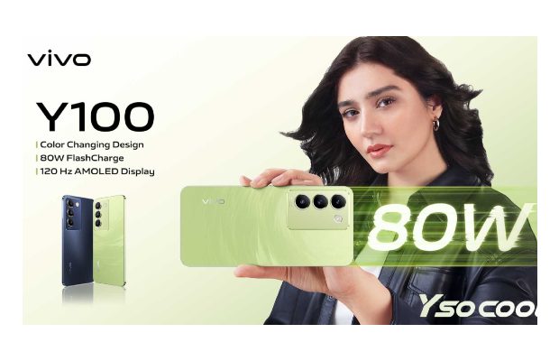 vivo Launches Y100 Smartphone in Pakistan with Unique Color Changing Design and 80W Flash Charge